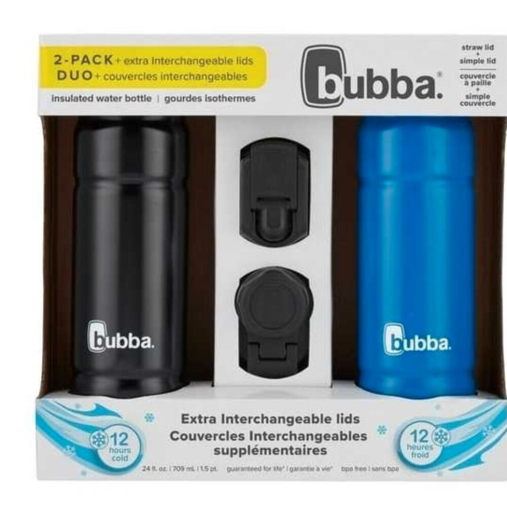 Bubba NEW 2pack stainless steel water bottles